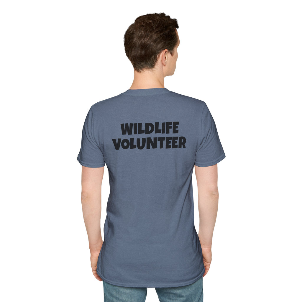 Wildlife Volunteer T-Shirt — Nature Rescue Pocket Logo Tee