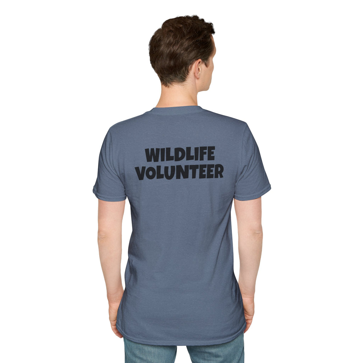 Wildlife Volunteer T-Shirt — Nature Rescue Pocket Logo Tee