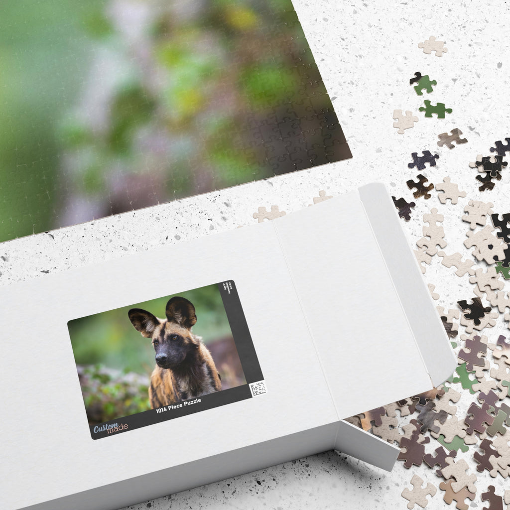 African Wild Dog Jigsaw Puzzle — Wildlife Photography Puzzle (110/252/520/1014 pcs)