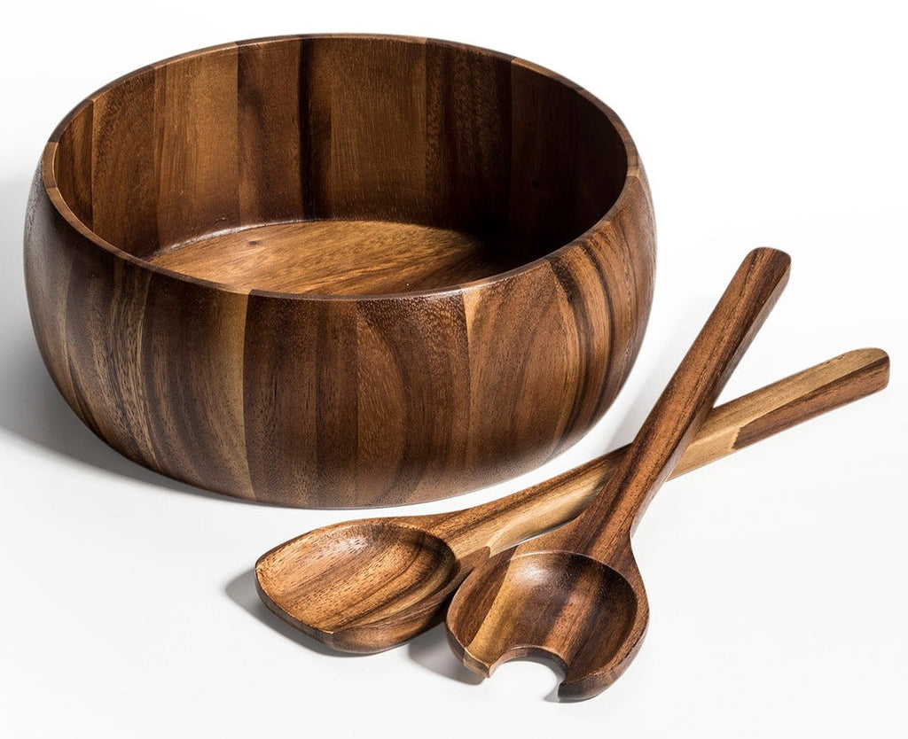 Large Salad Bowl with Servers - 332B3
