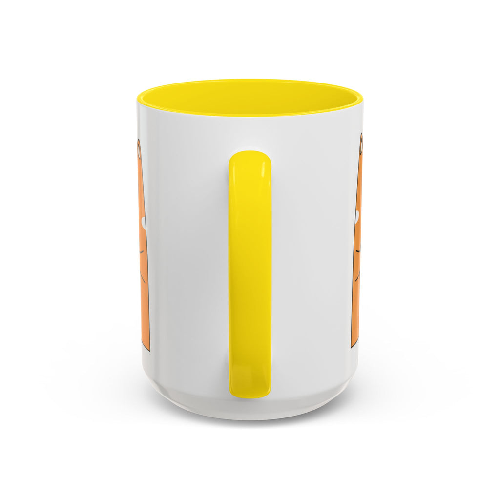 Sleepy Cat Accent Mug — 11/15oz Coffee Cup with Cat Design