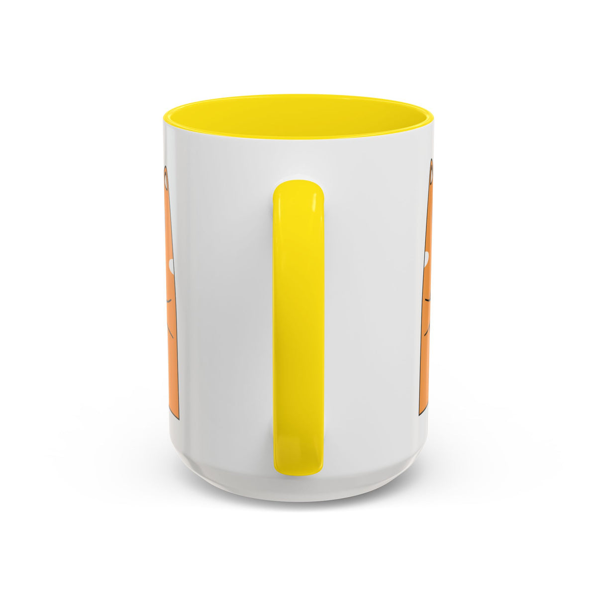 Sleepy Cat Accent Mug — 11/15oz Coffee Cup with Cat Design