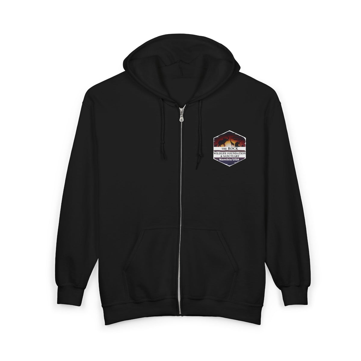 Wildlife Volunteer Zip Hoodie — Animal Rescue Crew Full-Zip Sweatshirt