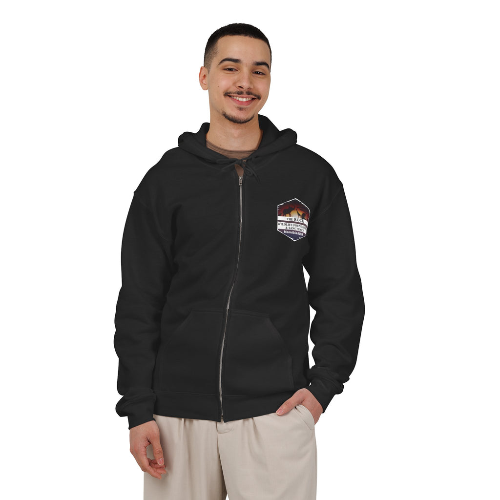 Wildlife Volunteer Zip Hoodie — Animal Rescue Crew Full-Zip Sweatshirt