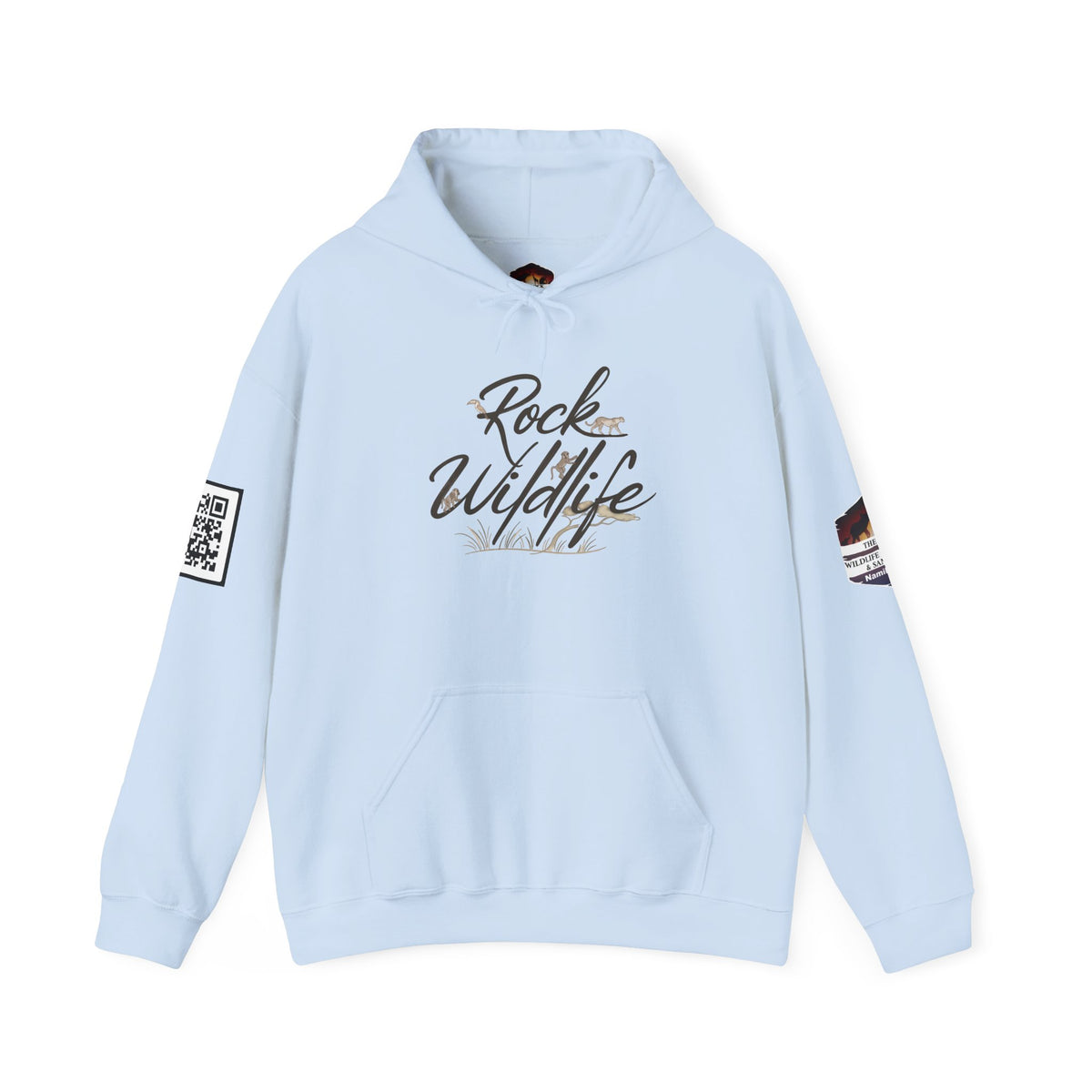 Hoodie - Rock Wildlife Script Pullover Hoodie
