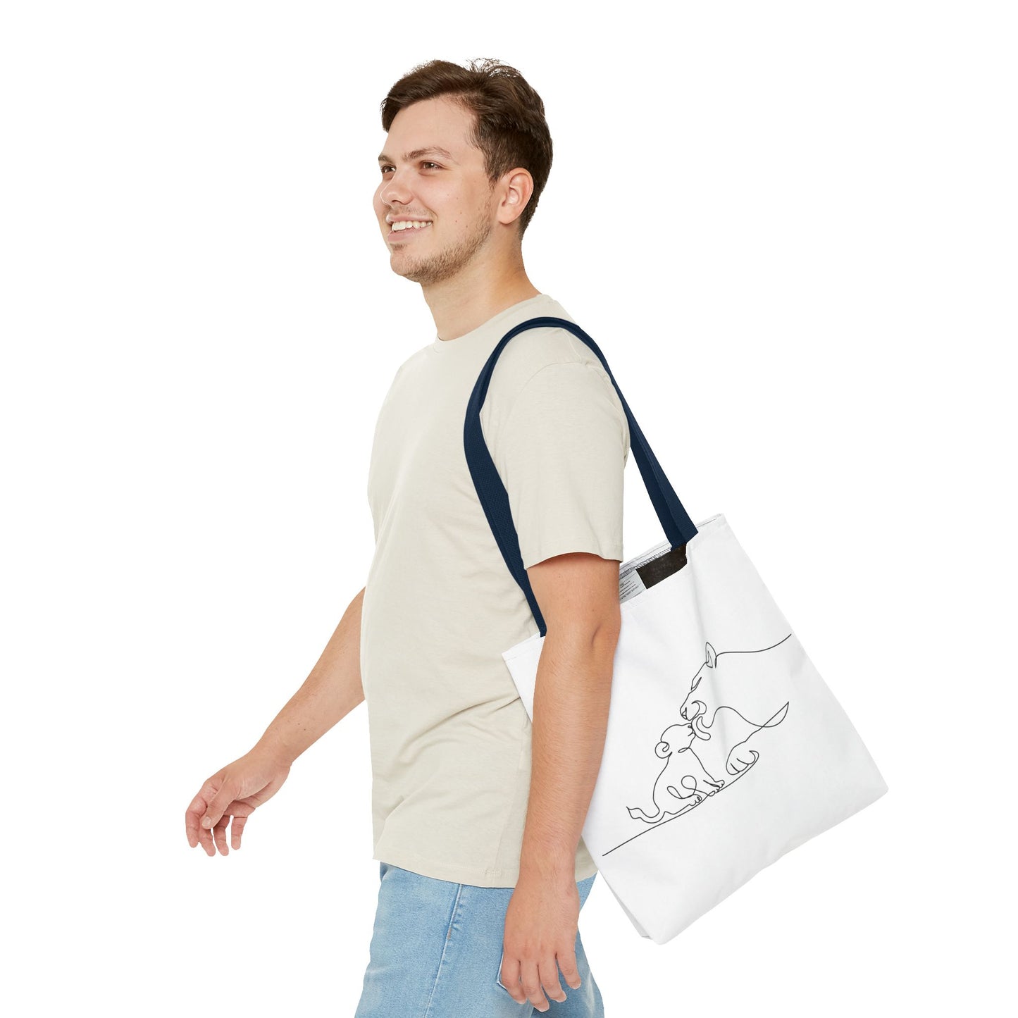 Lioness and Cub Tote Bag
