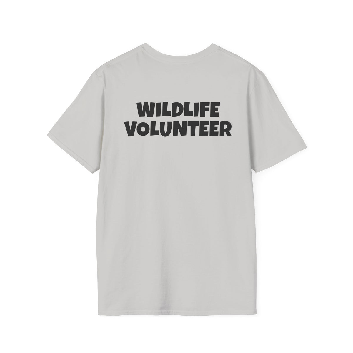 Wildlife Volunteer T-Shirt — Nature Rescue Pocket Logo Tee
