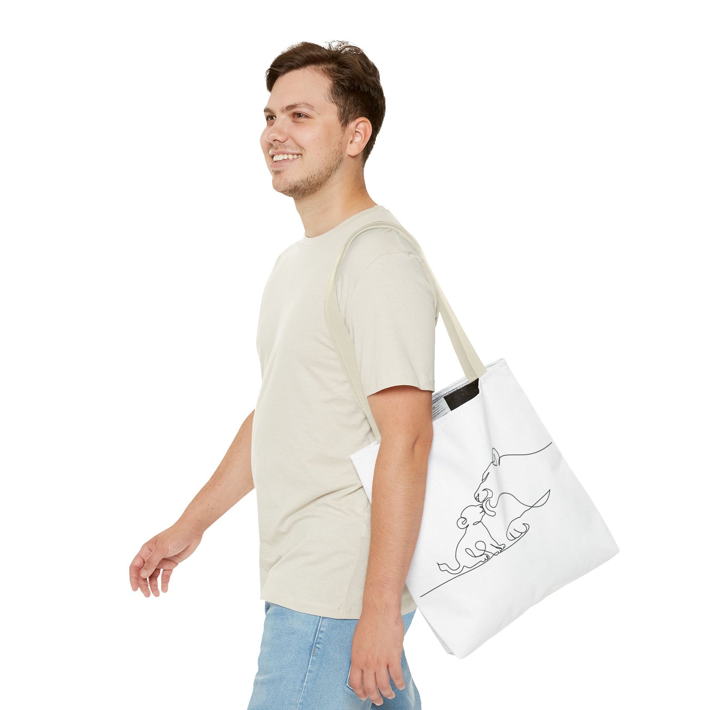 Lioness and Cub Tote Bag