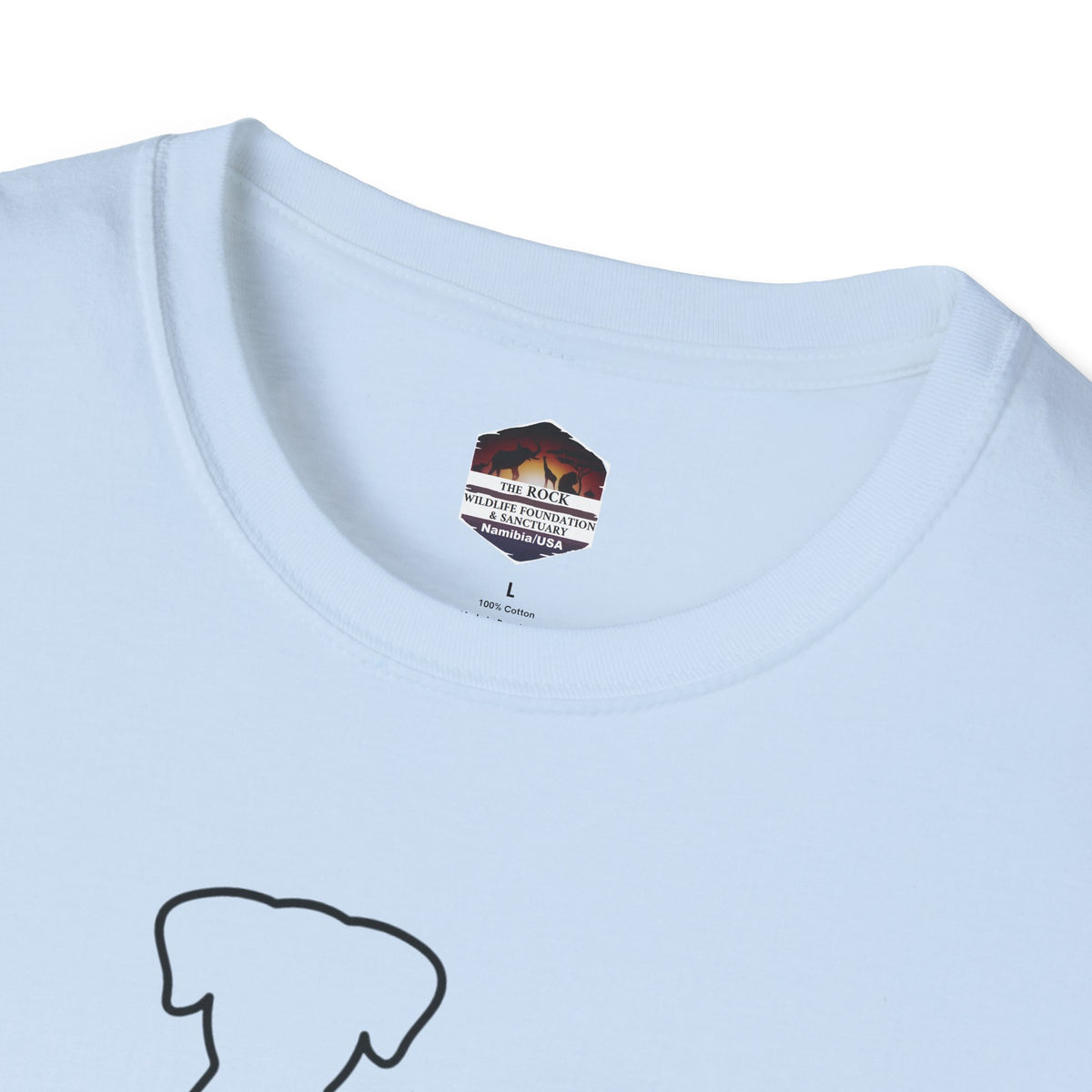 Dog and Cat Line Art T‑Shirt — Minimal Pet Silhouette Tee