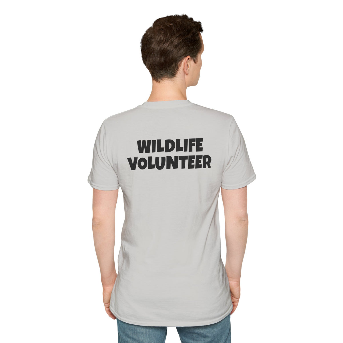 Wildlife Volunteer T-Shirt — Nature Rescue Pocket Logo Tee