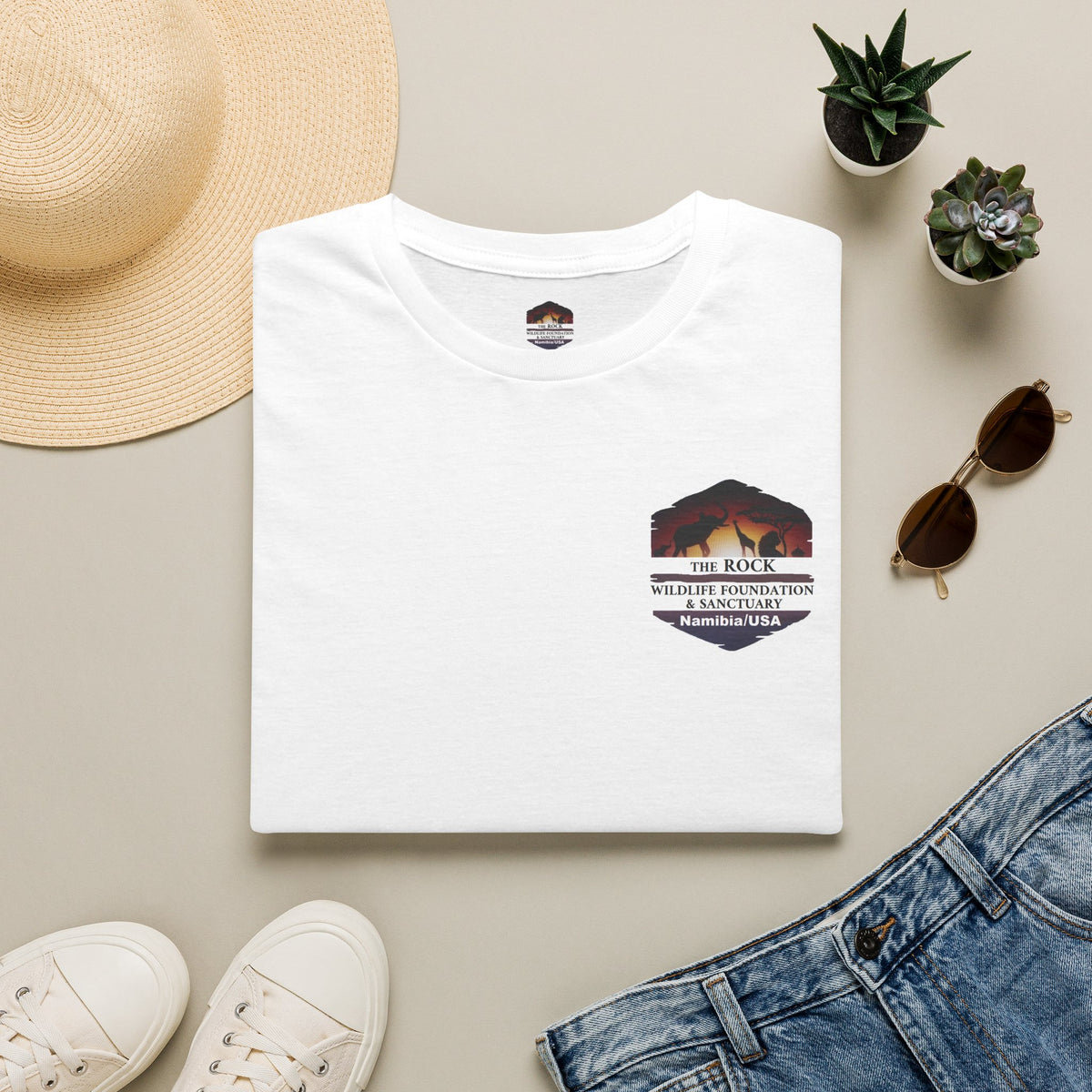 Wildlife Volunteer T-Shirt — Nature Rescue Pocket Logo Tee