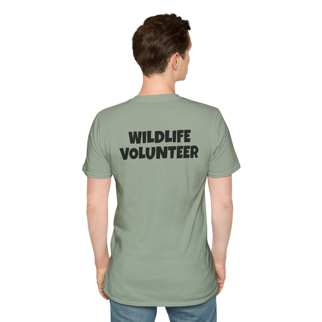 Wildlife Volunteer T-Shirt — Nature Rescue Pocket Logo Tee