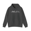 Nurse Heartbeat Hoodie – EKG Pulse with Stethoscope & Heart Graphic