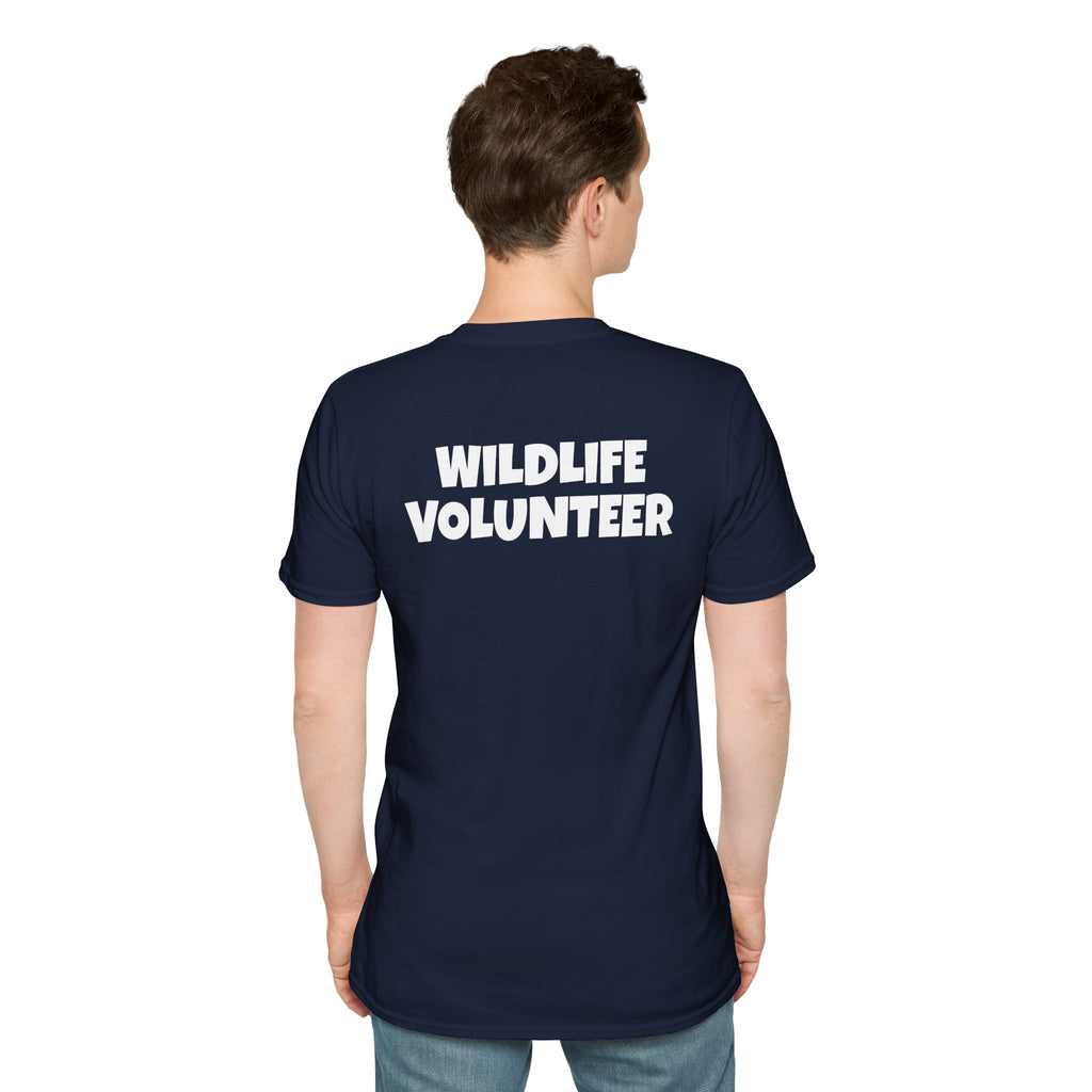 Wildlife Volunteer T-Shirt — Nature Rescue Pocket Logo Tee
