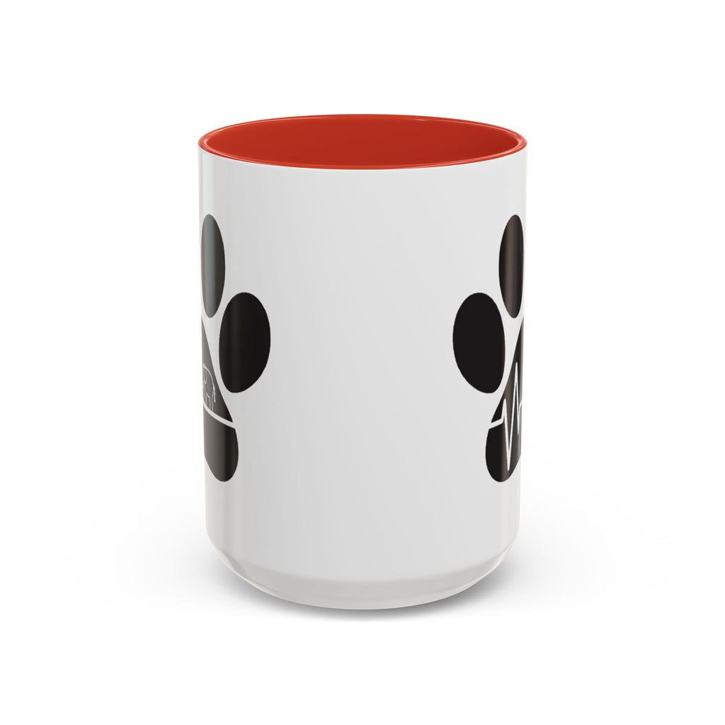 Elephant Paw Coffee Mug — Animal Rescue Heartbeat Accent Mug