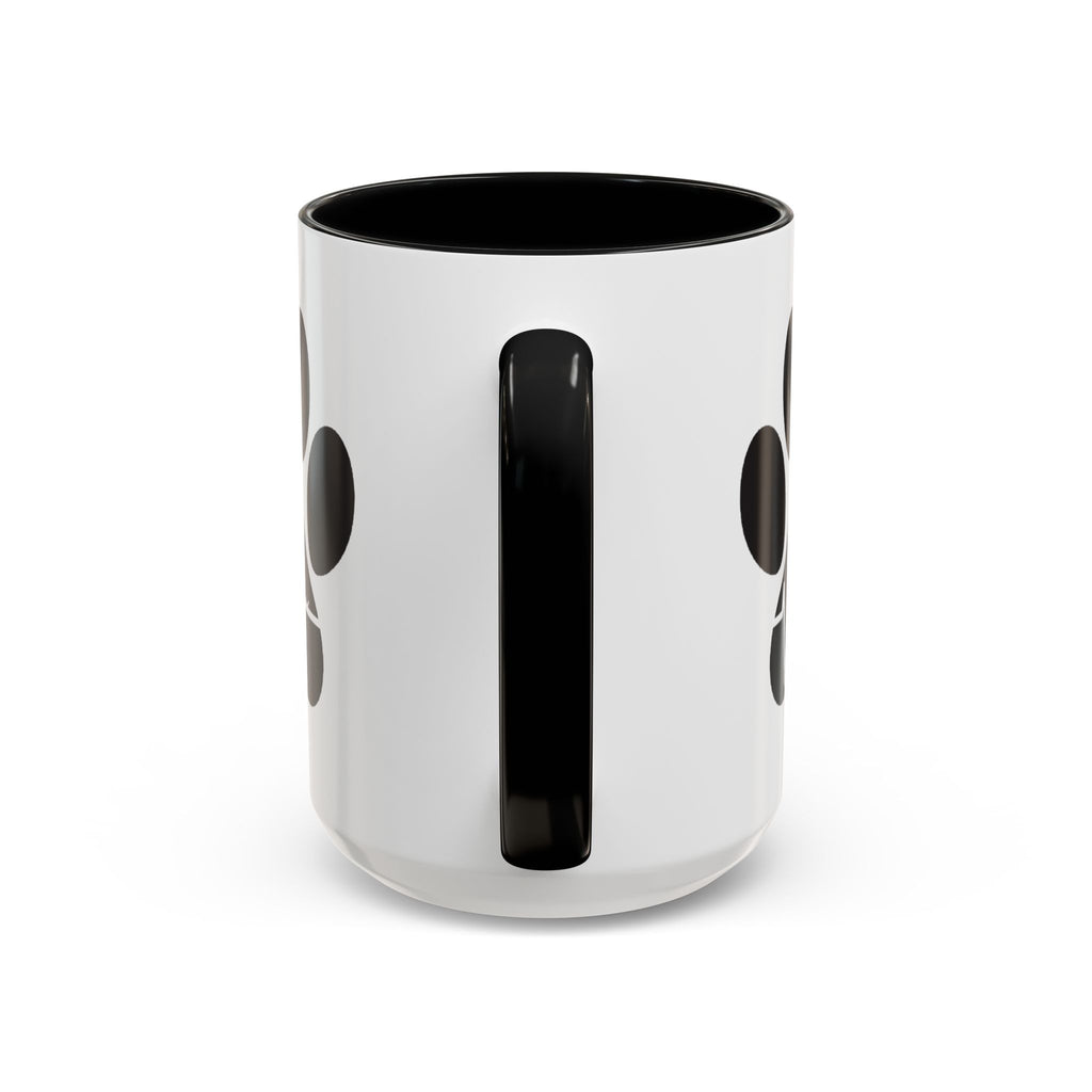 Cat Paw Heartbeat Coffee Mug — Pet Lover Accent Mug (11/15oz)