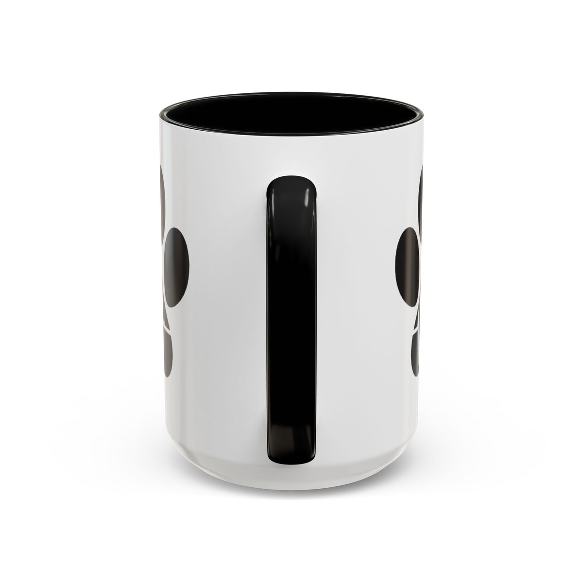 Cat Paw Heartbeat Coffee Mug — Pet Lover Accent Mug (11/15oz)