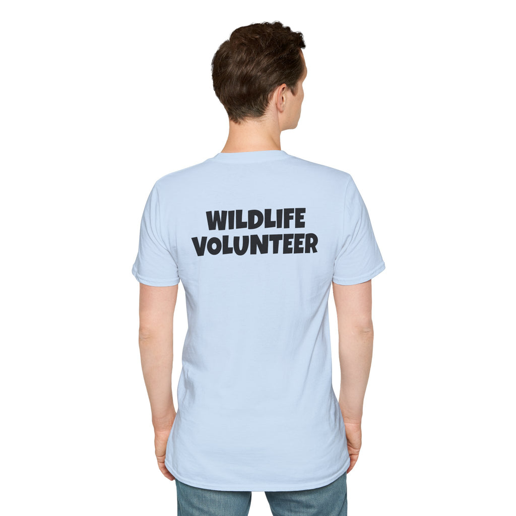 Wildlife Volunteer T-Shirt — Nature Rescue Pocket Logo Tee