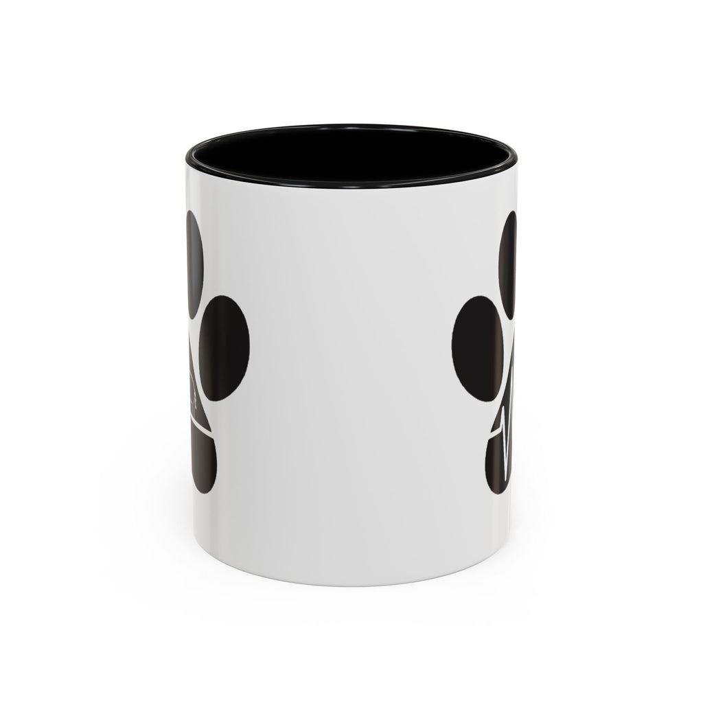 Elephant Paw Coffee Mug — Animal Rescue Heartbeat Accent Mug