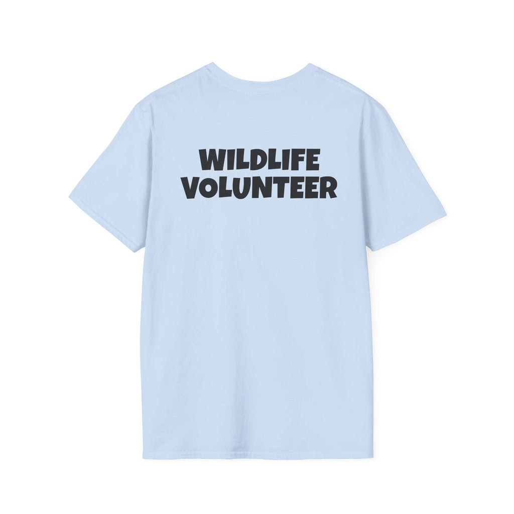 Wildlife Volunteer T-Shirt — Nature Rescue Pocket Logo Tee