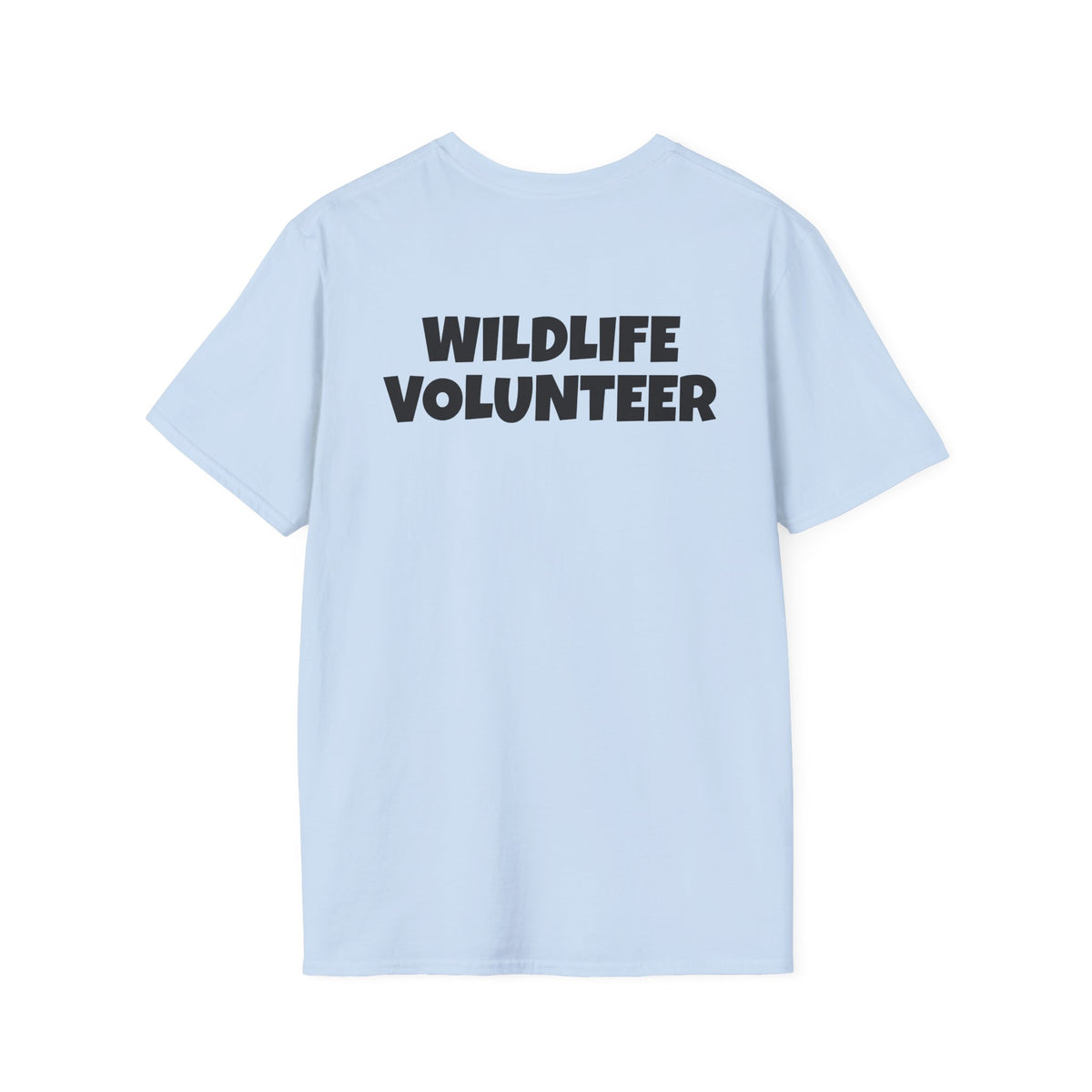 Wildlife Volunteer T-Shirt — Nature Rescue Pocket Logo Tee