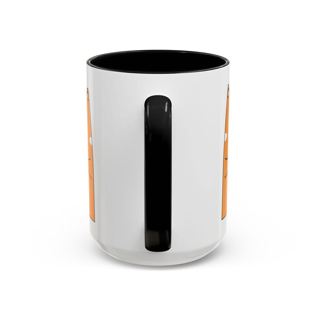 Sleepy Cat Accent Mug — 11/15oz Coffee Cup with Cat Design