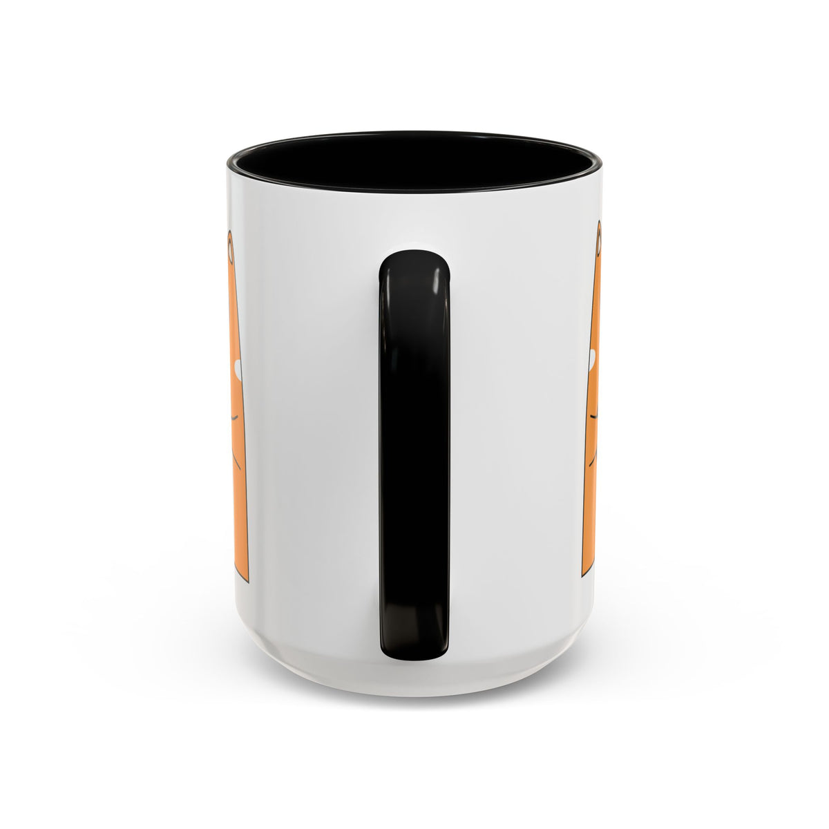 Sleepy Cat Accent Mug — 11/15oz Coffee Cup with Cat Design