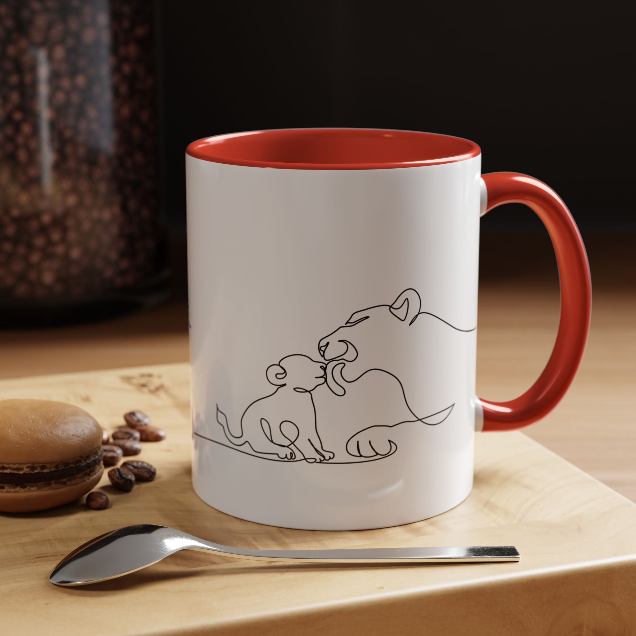 Lioness and Cub Mug
