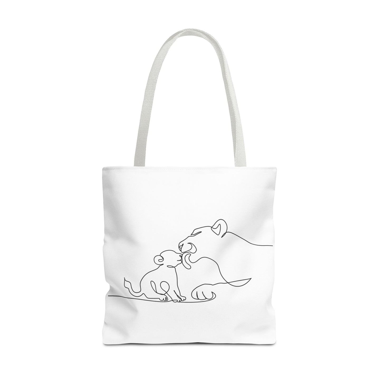Lioness and Cub Tote Bag