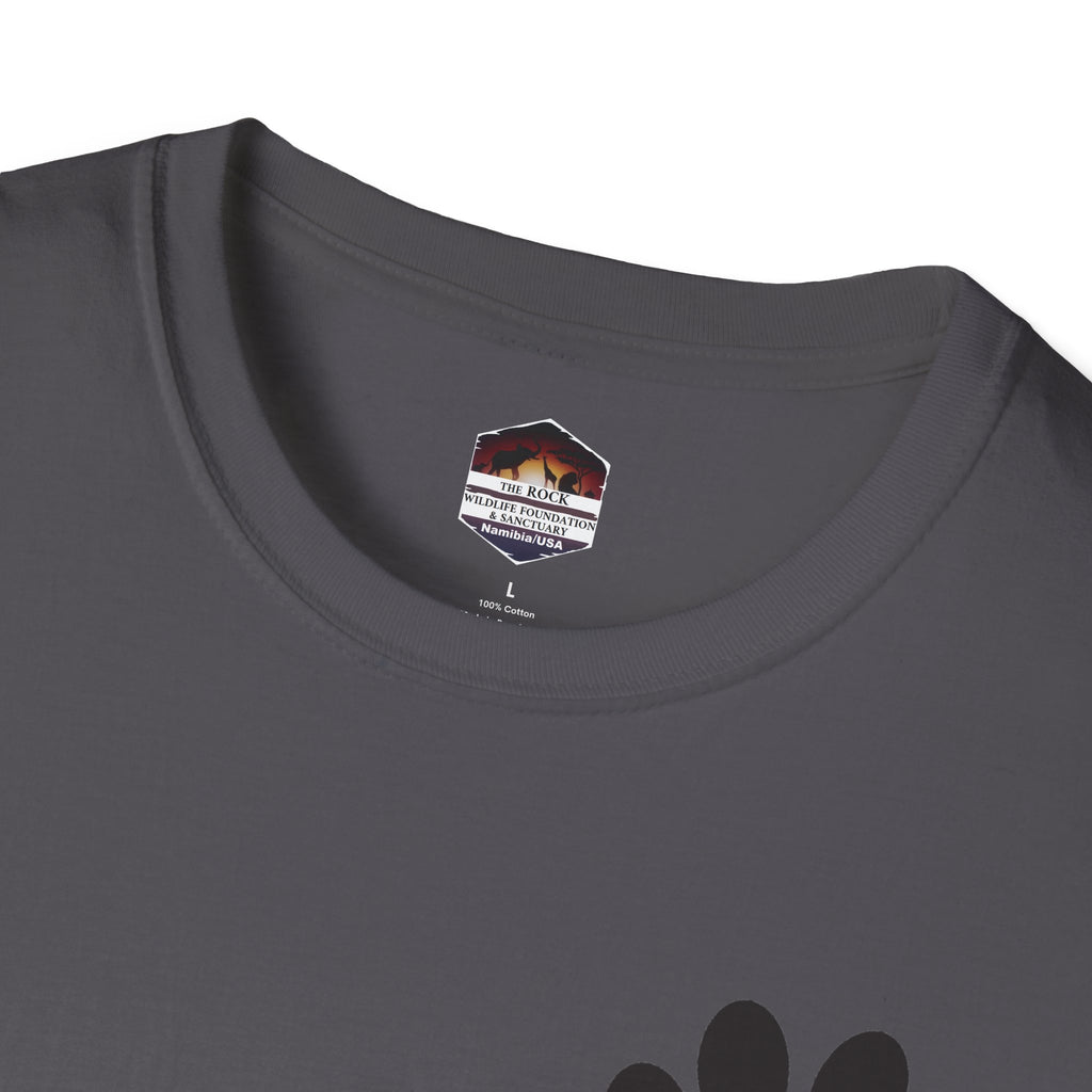 T-Shirt — Paw & Heartbeat EKG Design (Pet Lover Tee)