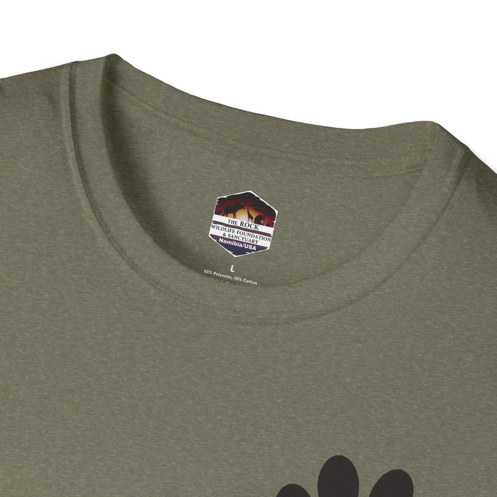 T-Shirt — Paw & Heartbeat EKG Design (Pet Lover Tee)