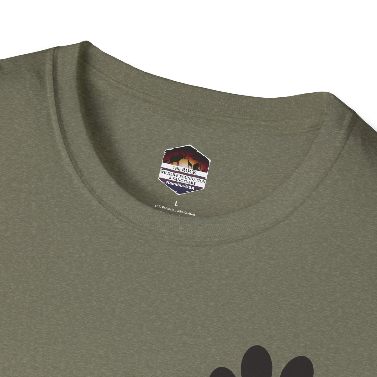 T-Shirt — Paw & Heartbeat EKG Design (Pet Lover Tee)