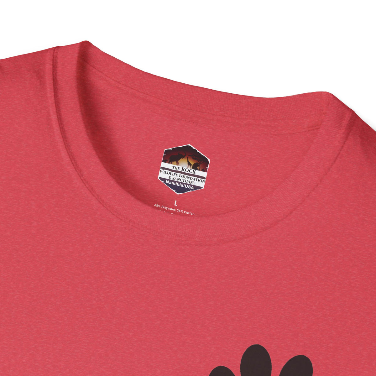 T-Shirt — Paw & Heartbeat EKG Design (Pet Lover Tee)