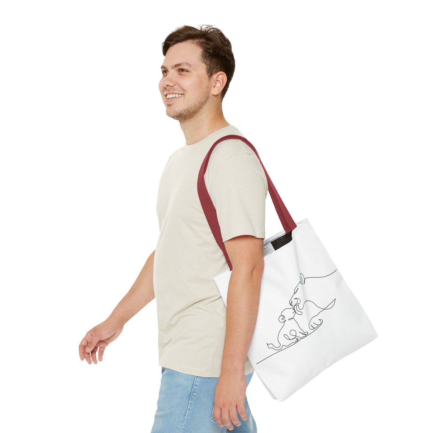 Lioness and Cub Tote Bag