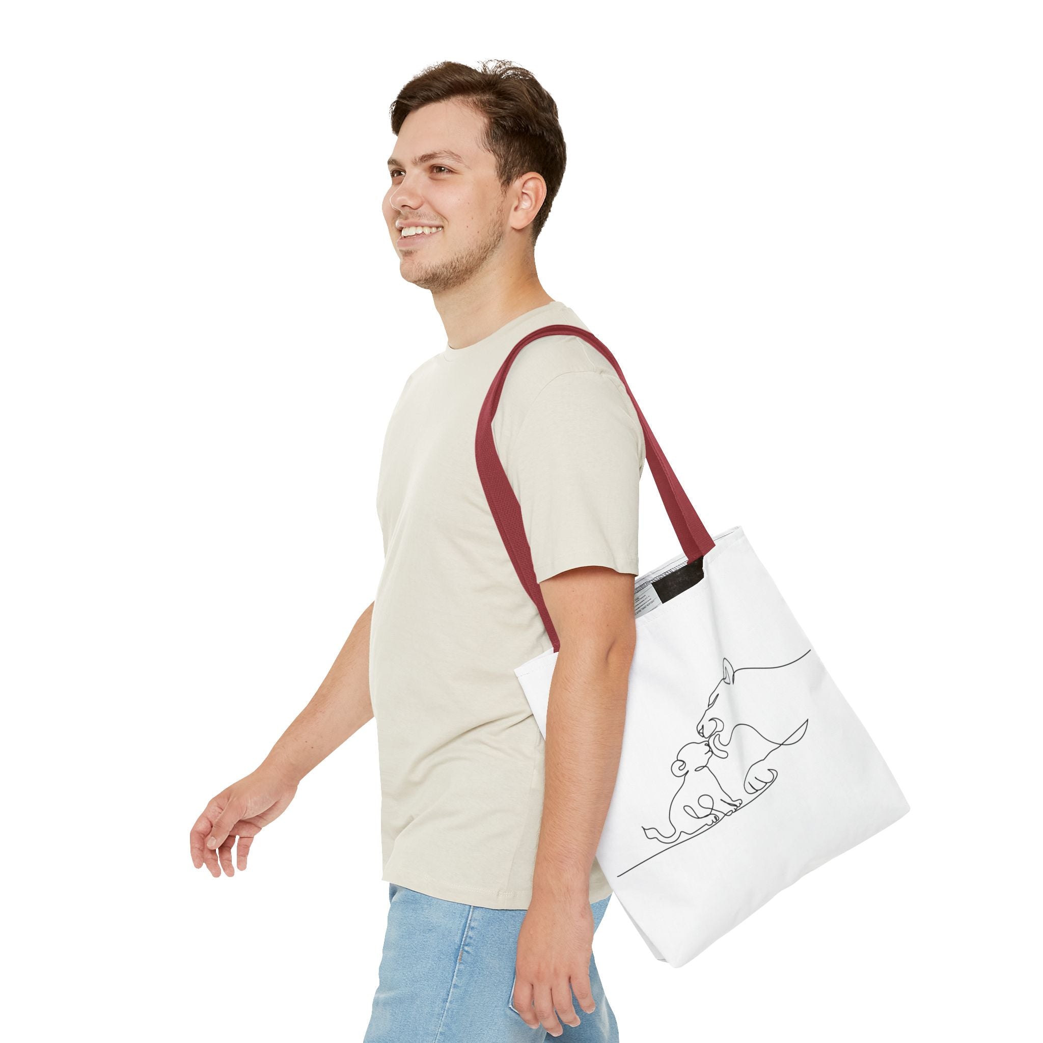 Lioness and Cub Tote Bag