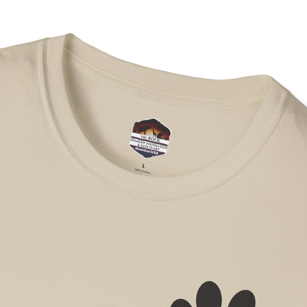 T-Shirt — Paw & Heartbeat EKG Design (Pet Lover Tee)
