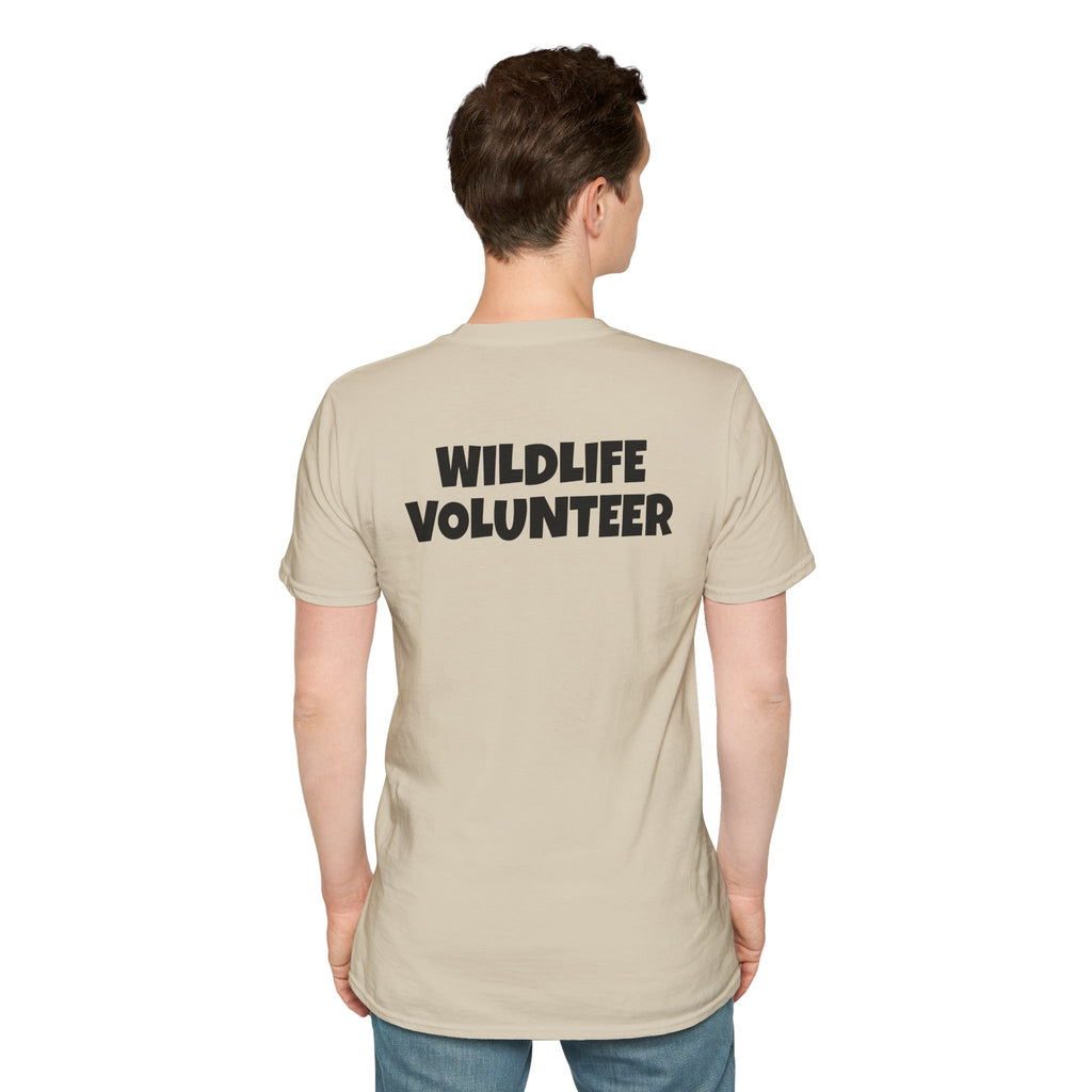Wildlife Volunteer T-Shirt — Nature Rescue Pocket Logo Tee