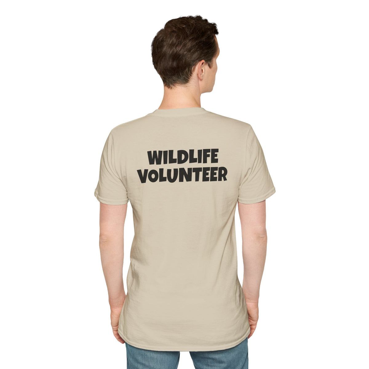Wildlife Volunteer T-Shirt — Nature Rescue Pocket Logo Tee