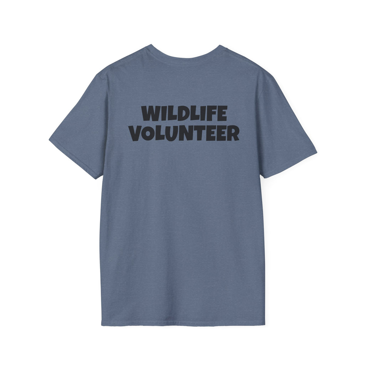 Wildlife Volunteer T-Shirt — Nature Rescue Pocket Logo Tee