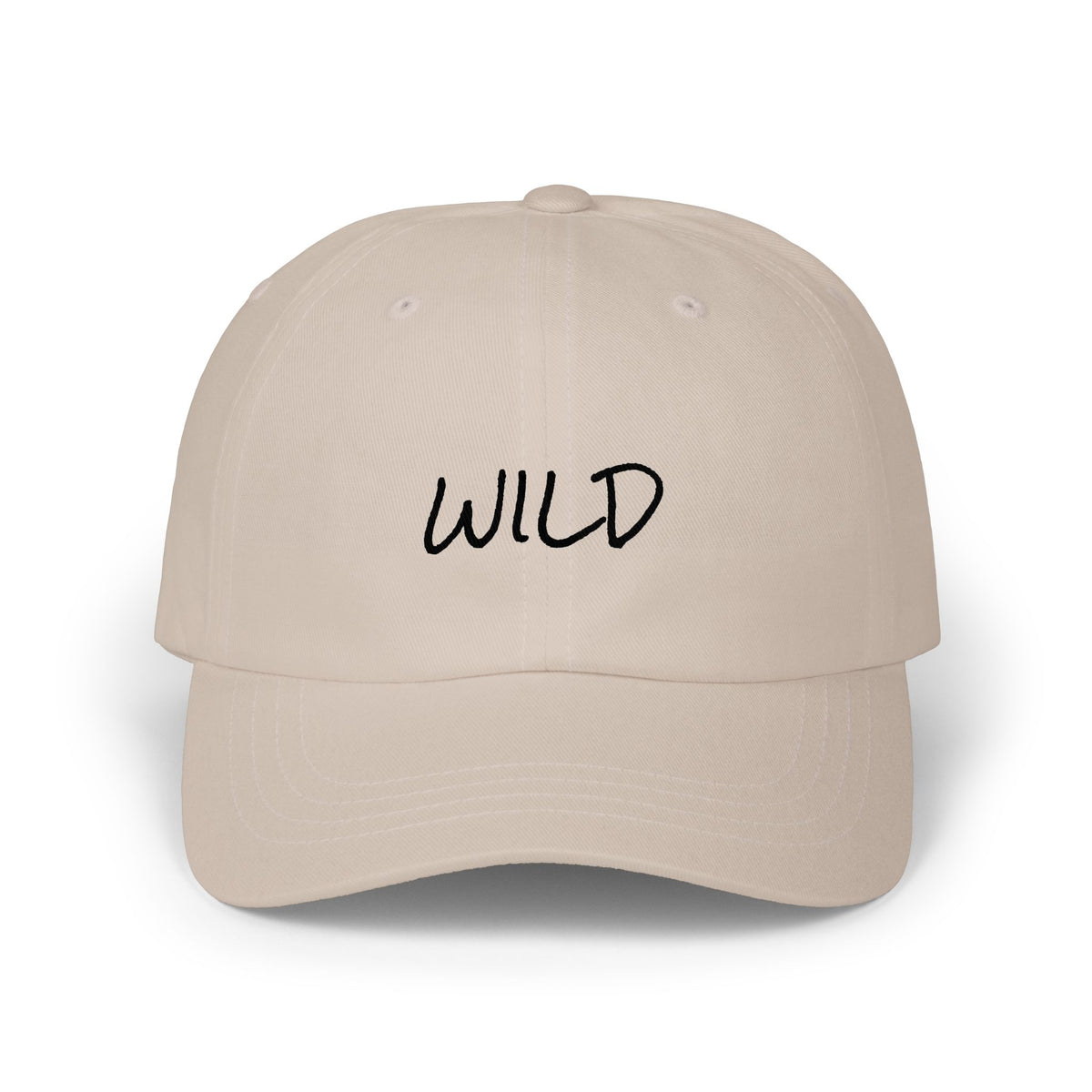 Wild Embroidered Dad Cap — Casual Embroidered Baseball Hat
