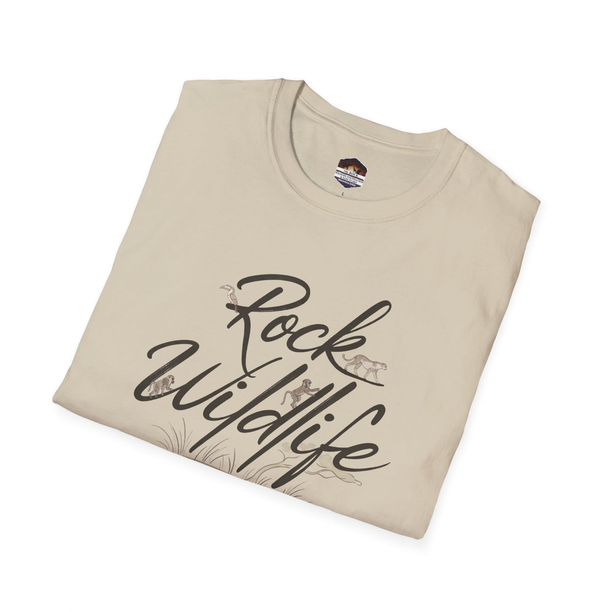 Rock Wildlife T-Shirt — Nature-Inspired Graphic Tee