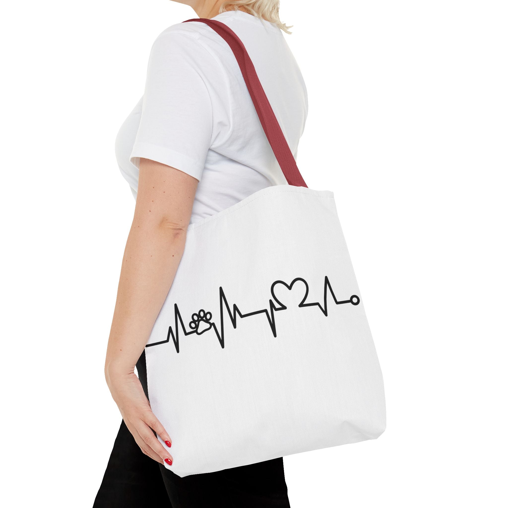 Animal ECG Tote Bag