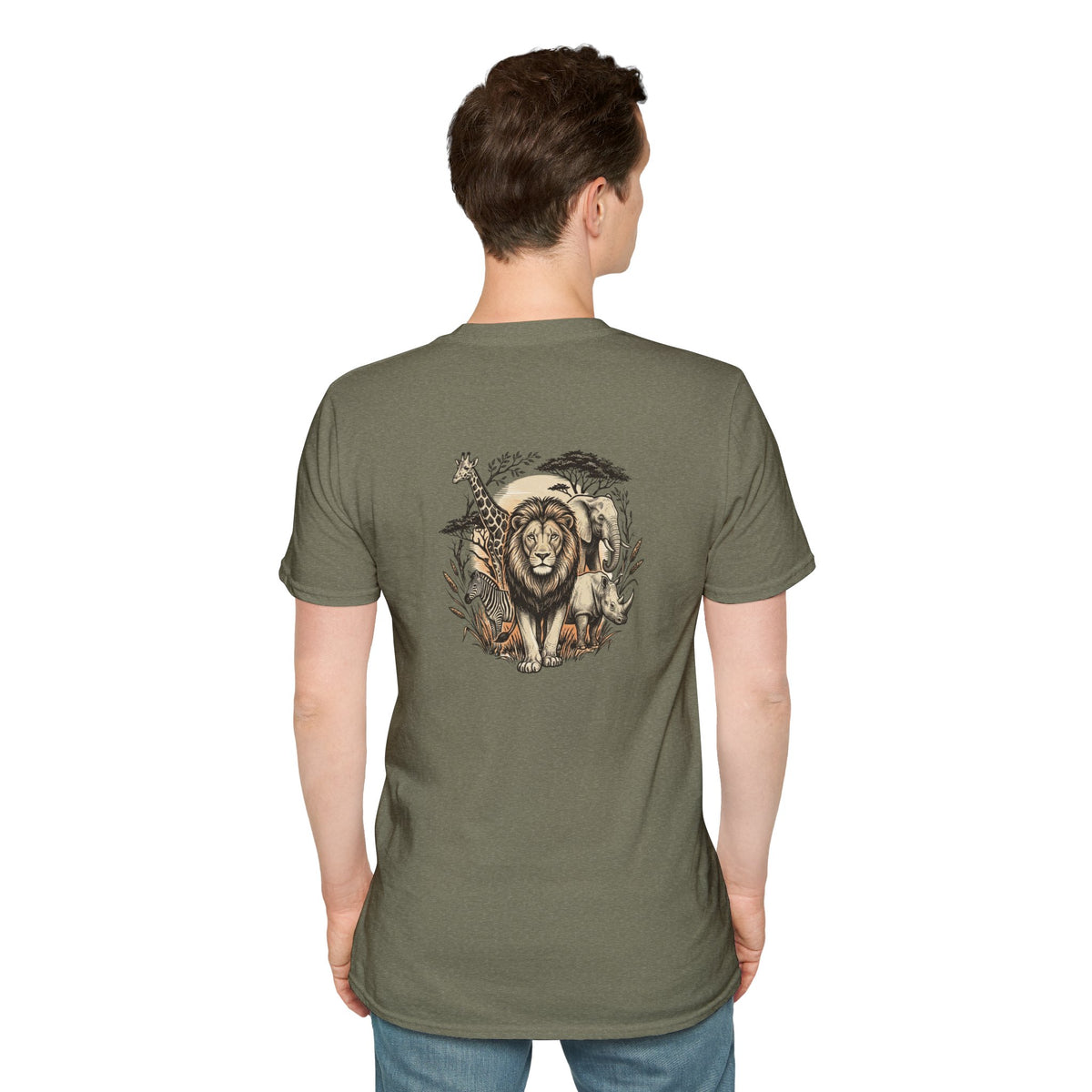 Wildlife Logo T-Shirt — African-Inspired Graphic Tee