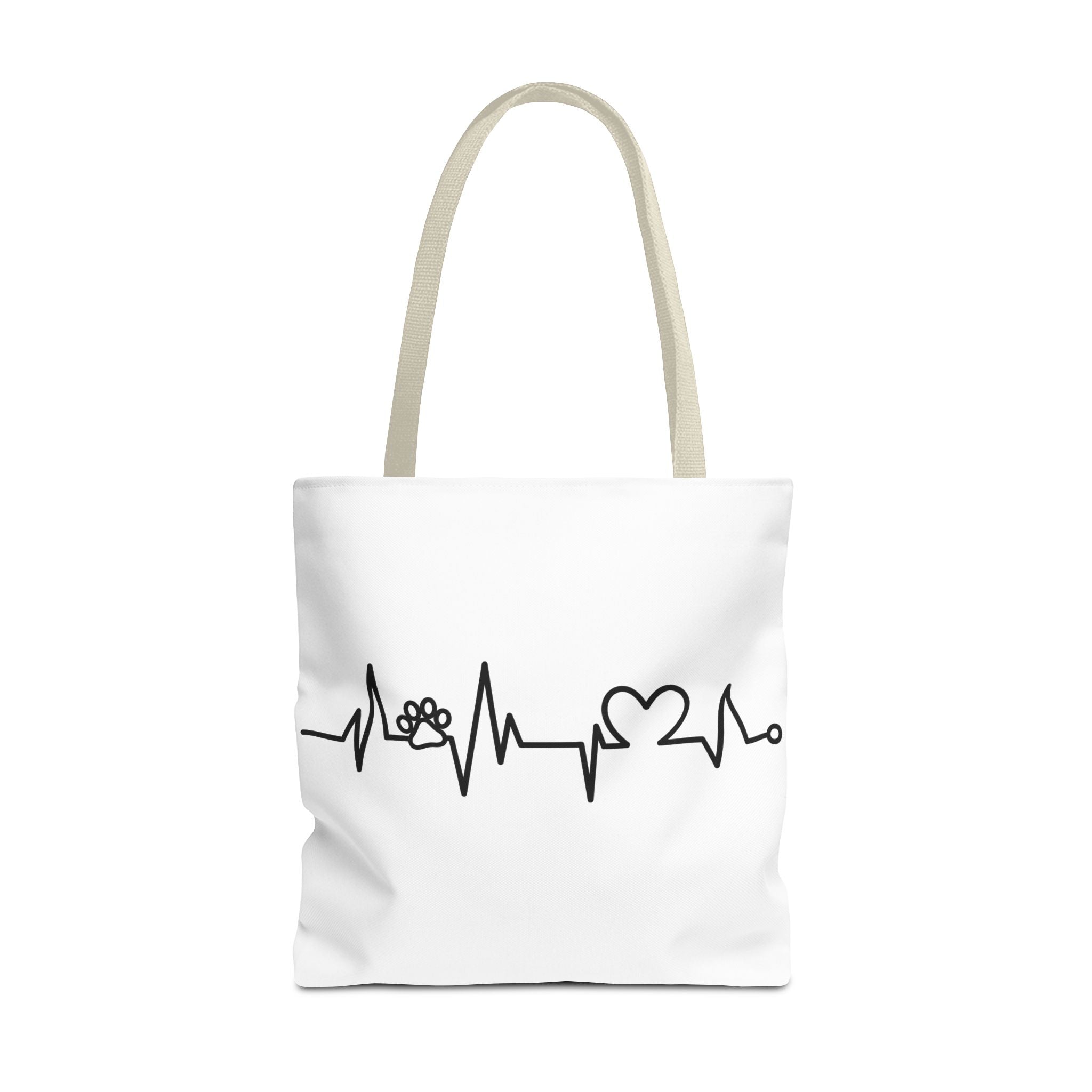 Animal ECG Tote Bag