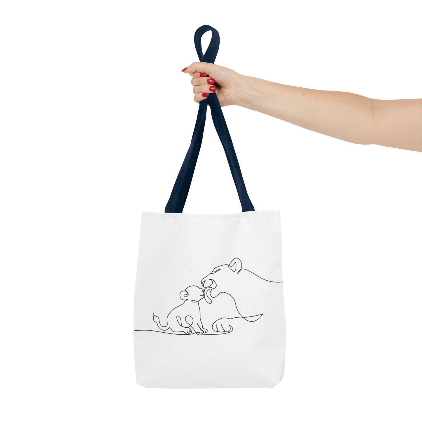 Lioness and Cub Tote Bag