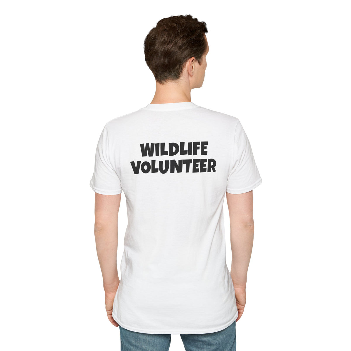 Wildlife Volunteer T-Shirt — Nature Rescue Pocket Logo Tee