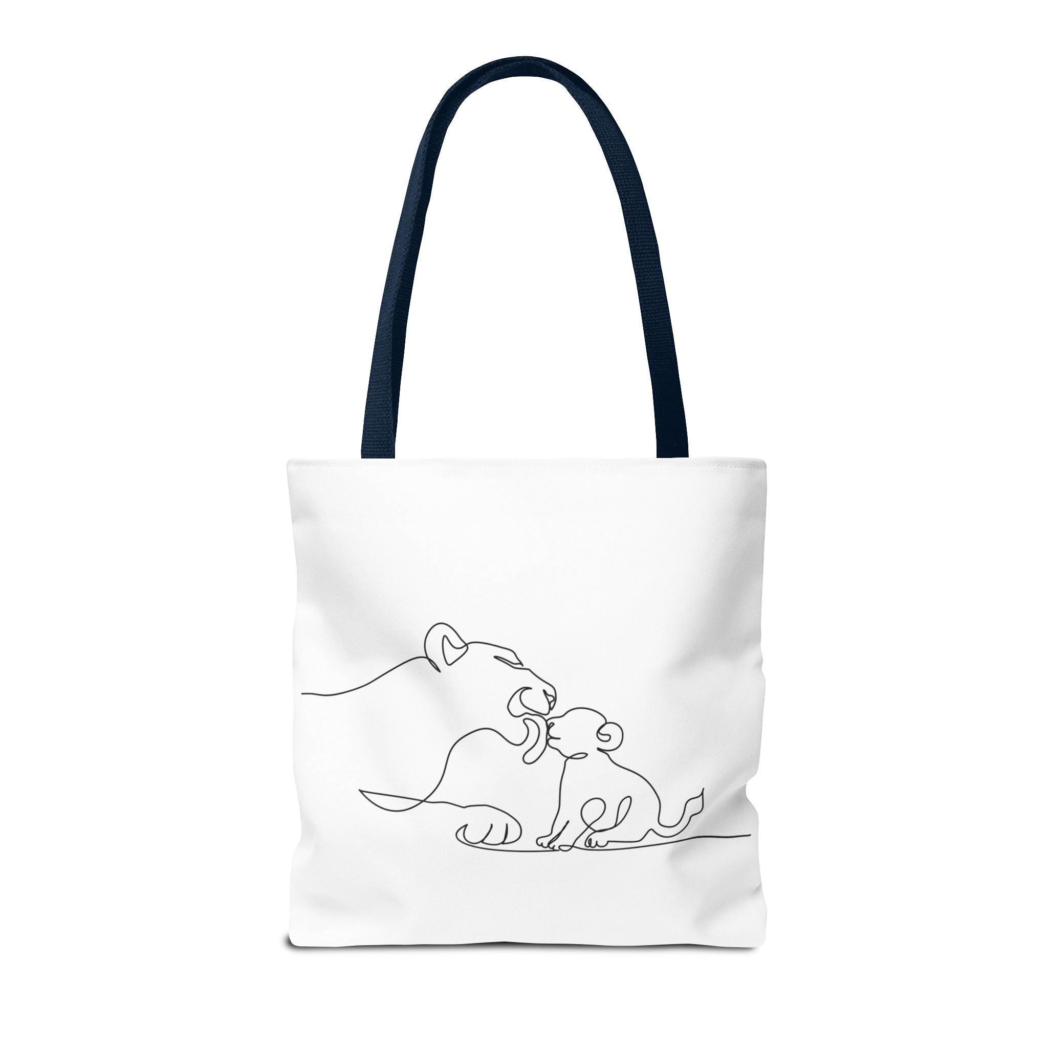 Lioness and Cub Tote Bag
