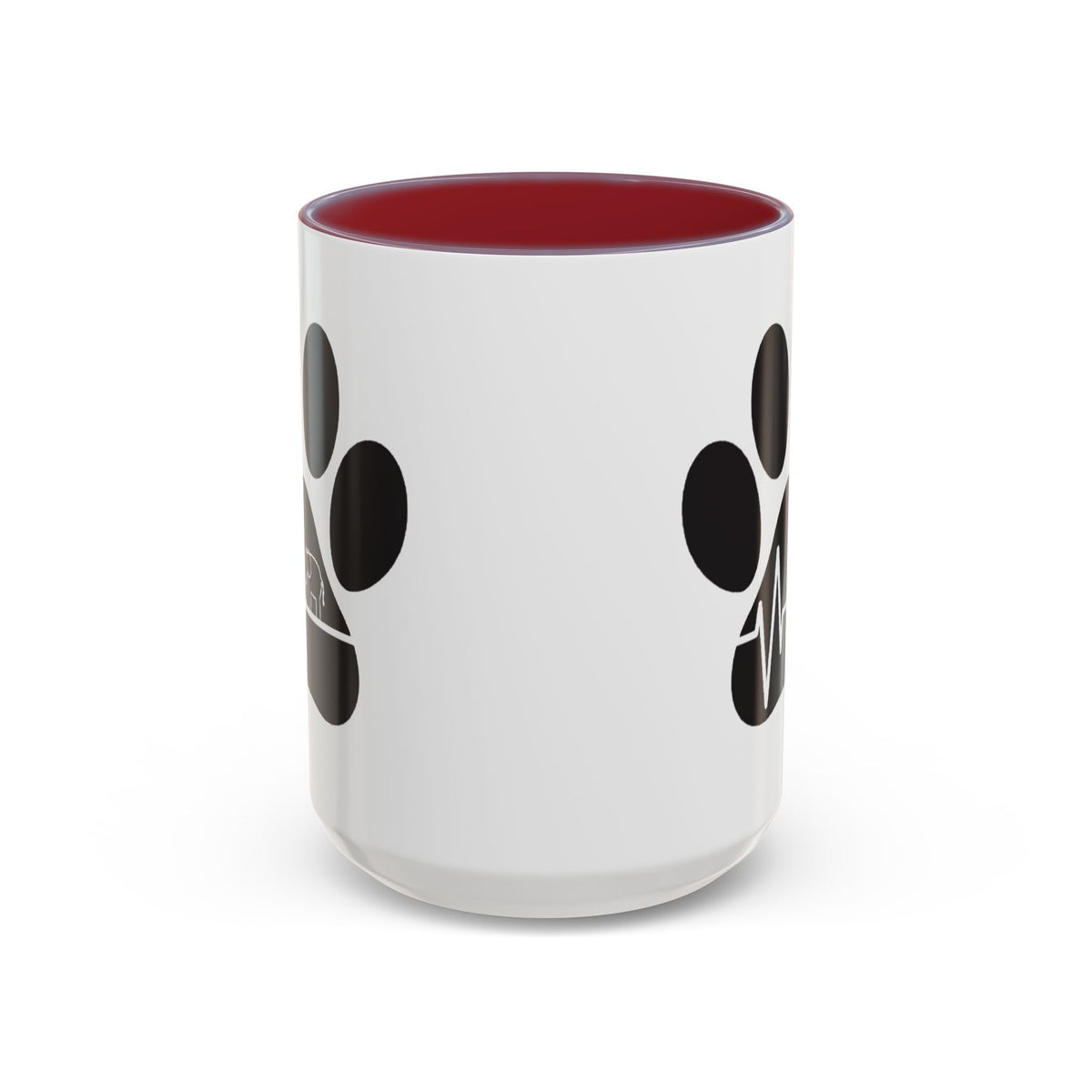 Elephant Paw Coffee Mug — Animal Rescue Heartbeat Accent Mug