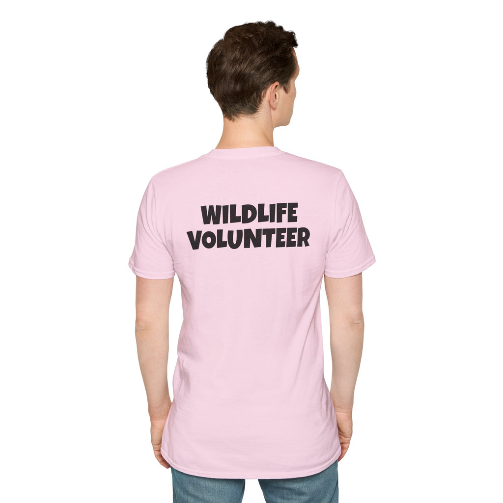Wildlife Volunteer T-Shirt — Nature Rescue Pocket Logo Tee