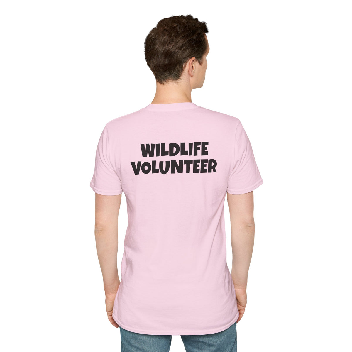 Wildlife Volunteer T-Shirt — Nature Rescue Pocket Logo Tee